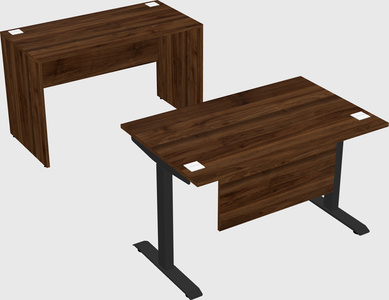 Single motor electric desk