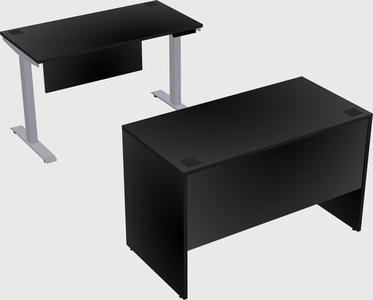 Single motor electric desk