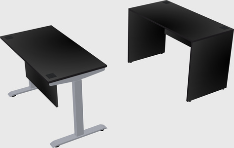Single motor electric desk