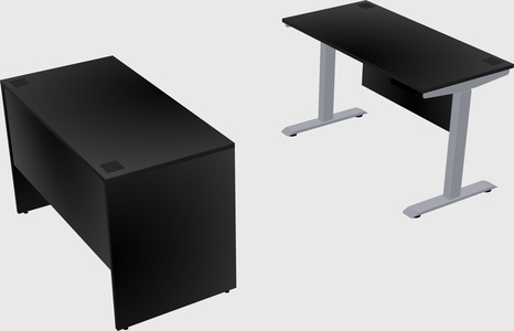 Single motor electric desk