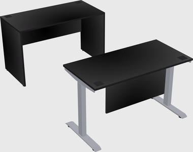Single motor electric desk