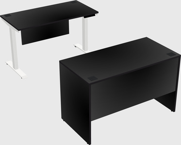 Single motor electric desk