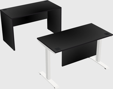 Single motor electric desk
