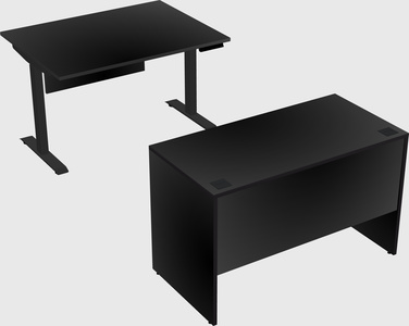 Single motor electric desk