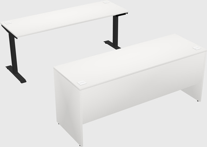 Single motor electric desk
