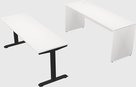 Single motor electric desk