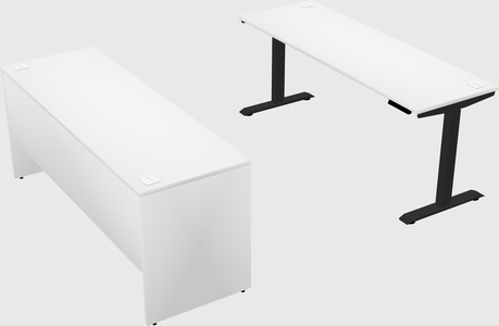 Single motor electric desk