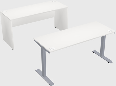 Single motor electric desk