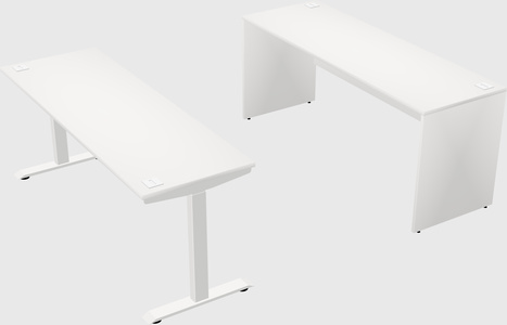 Single motor electric desk