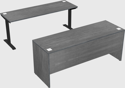 Single motor electric desk