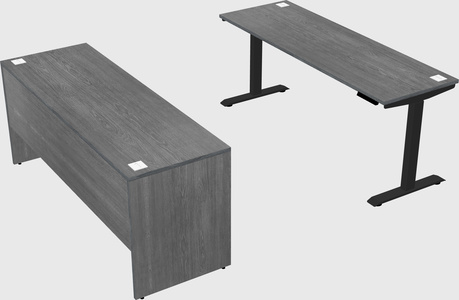 Single motor electric desk