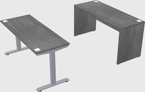 Single motor electric desk