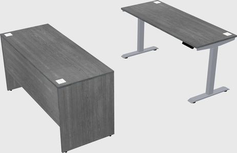 Single motor electric desk