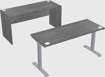 Single motor electric desk
