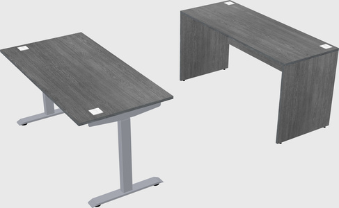 Single motor electric desk