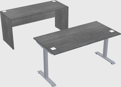 Single motor electric desk