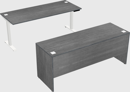 Single motor electric desk