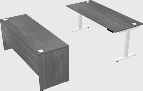 Single motor electric desk