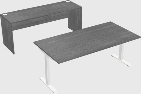 Single motor electric desk