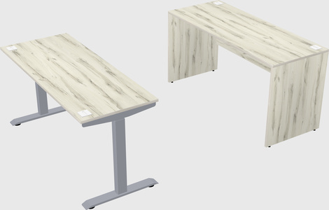 Single motor electric desk