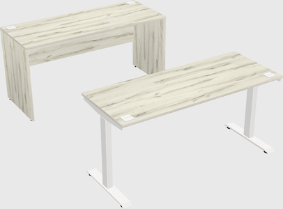 Single motor electric desk