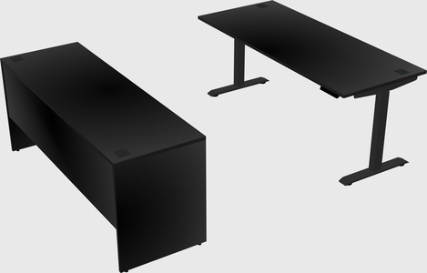 Single motor electric desk