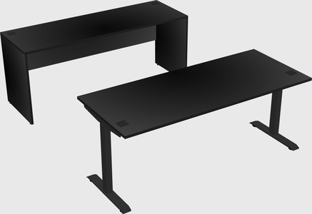 Single motor electric desk