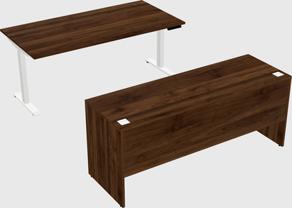 Single motor electric desk