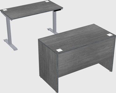 Single motor electric desk