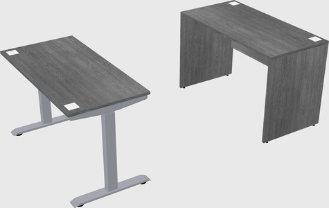 Single motor electric desk