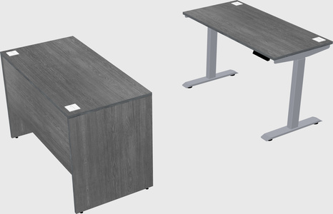 Single motor electric desk