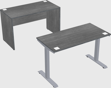 Single motor electric desk