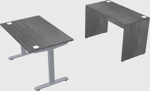 Single motor electric desk