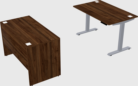 Single motor electric desk