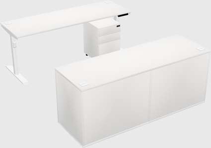 Mesa elétrica com motor duplo