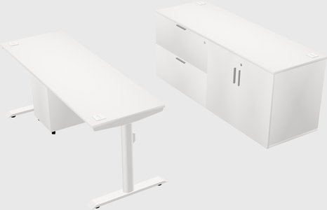 Mesa elétrica com motor duplo