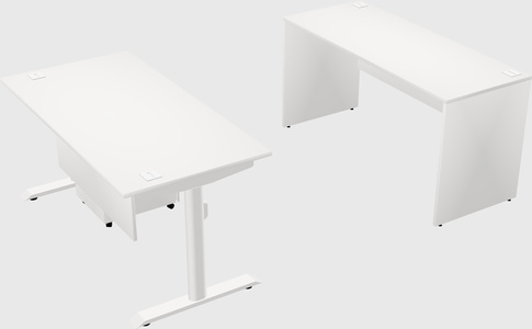 Dual motor electric desk