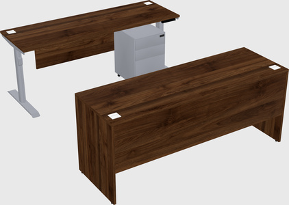 Dual motor electric desk