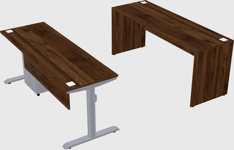 Dual motor electric desk