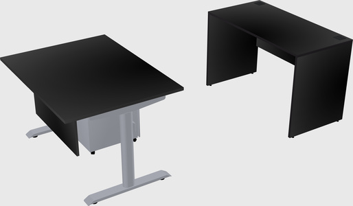 Dual motor electric desk