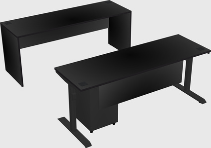 Dual motor electric desk