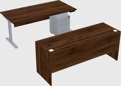 Dual motor electric desk