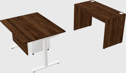 Dual motor electric desk