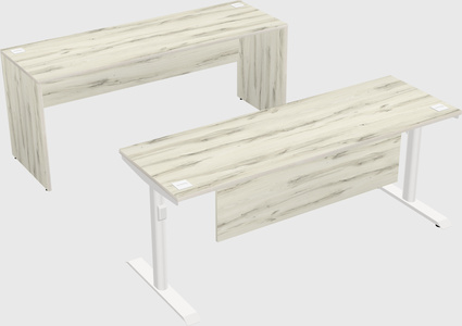 Dual motor electric desk