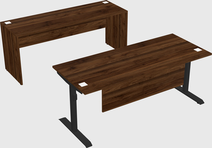 Dual motor electric desk