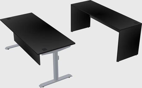 Dual motor electric desk