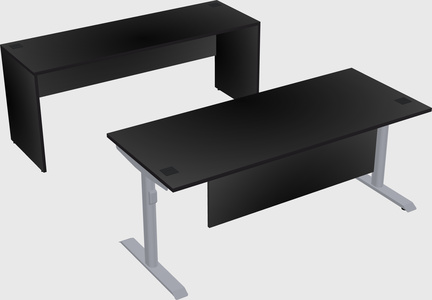 Dual motor electric desk