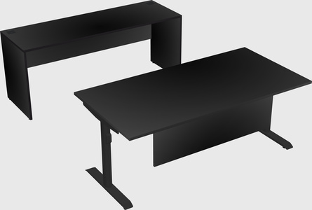 Dual motor electric desk