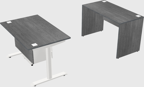 Dual motor electric desk
