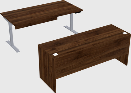 Dual motor electric desk
